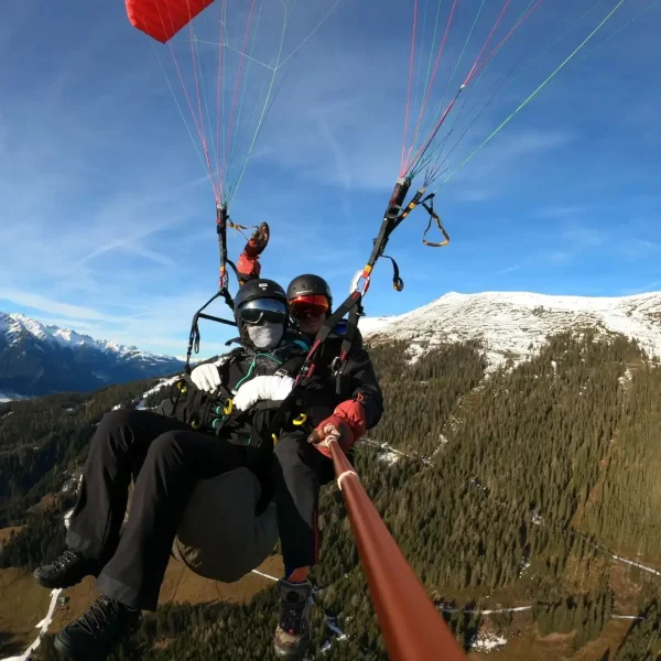 Tandemflug, Tandemflüge Tandem-Paragliding im Pinzgau Wildkogel, Zell am See, Hollersbach, Rauris mit der Flugschule Pinzgau - Coole Tandem-Paragleiten Action