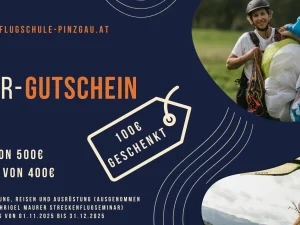 Flieger-Gutschein - Flugschule Pinzagu