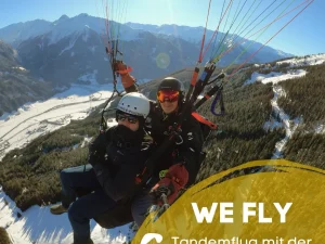 Winter Tandemflug - Flugschule Pinzgau