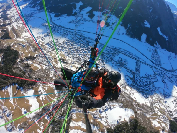 Winter Tandemflug - Flugschule Pinzgau